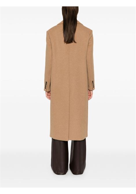 Cappotto doppiopetto in cachemire, cammello e lana certo in beige Maxmara atelier - donna MAXMARA ATELIER | 2421016015600002